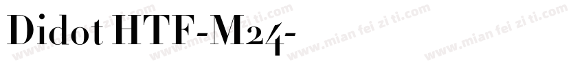 Didot HTF-M24字体转换